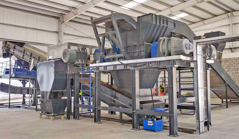 废旧铝材破碎分选生产线图片