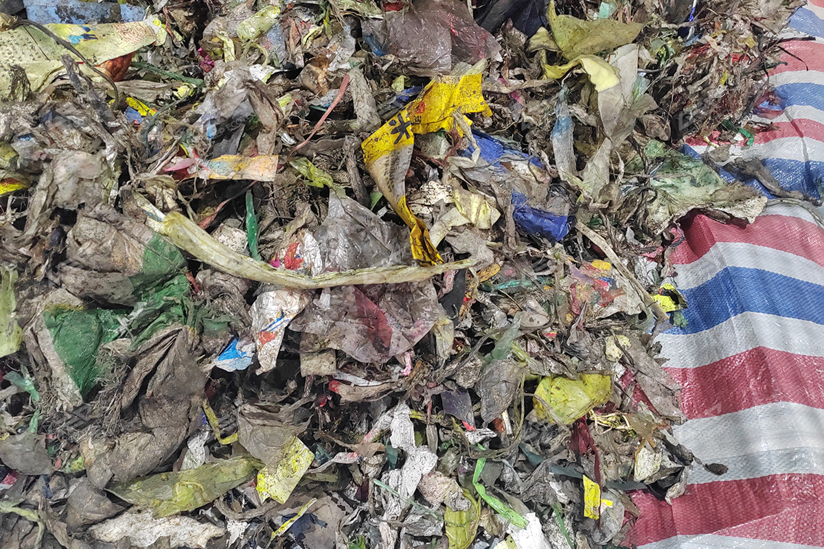 生活垃圾筛上物